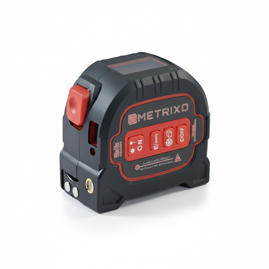 Metrixo MEZZO™ — The Next-Gen 3-in-1 Laser Tape Measure (60m Digital Precision)