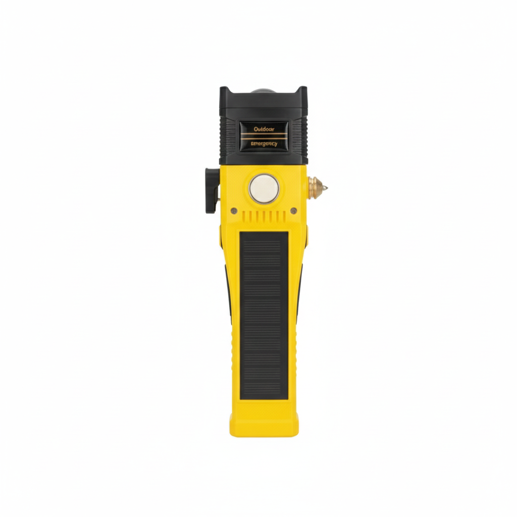 Metrixo SolarForce™ – Emergency Worklight + Window Breaker + Seatbelt Cutter