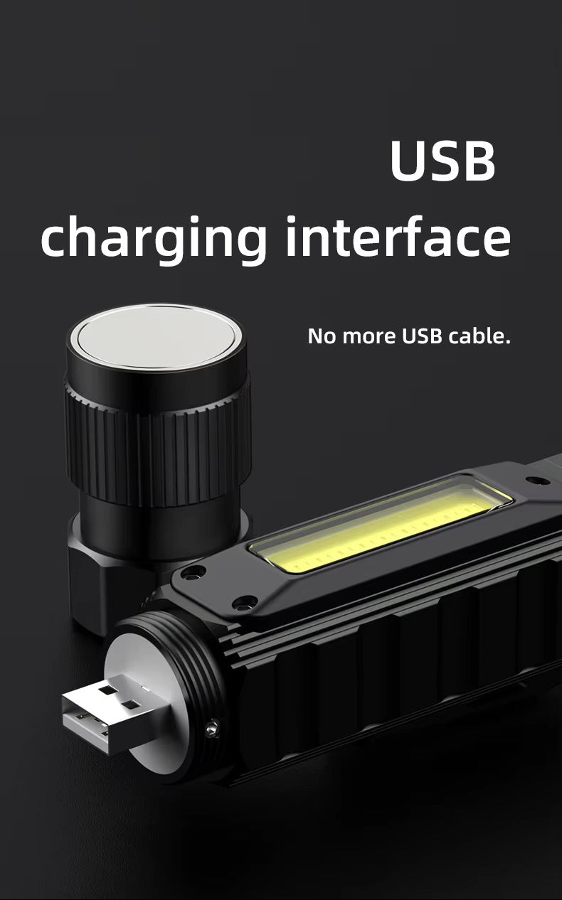 Metrixo LumeFlex90™ – Adjustable Headlight + Magnetic Worklight