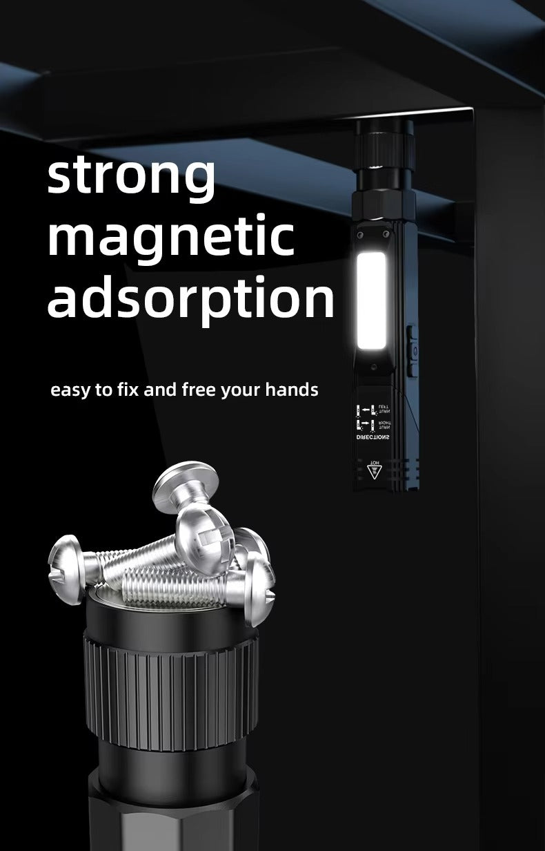 Metrixo LumeFlex90™ – Adjustable Headlight + Magnetic Worklight