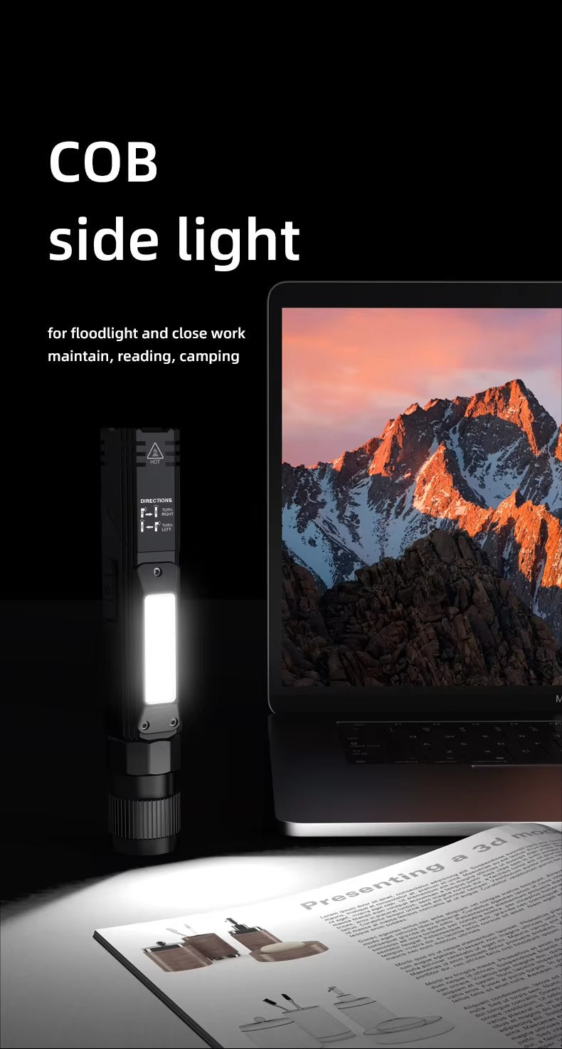 Metrixo LumeFlex90™ – Adjustable Headlight + Magnetic Worklight