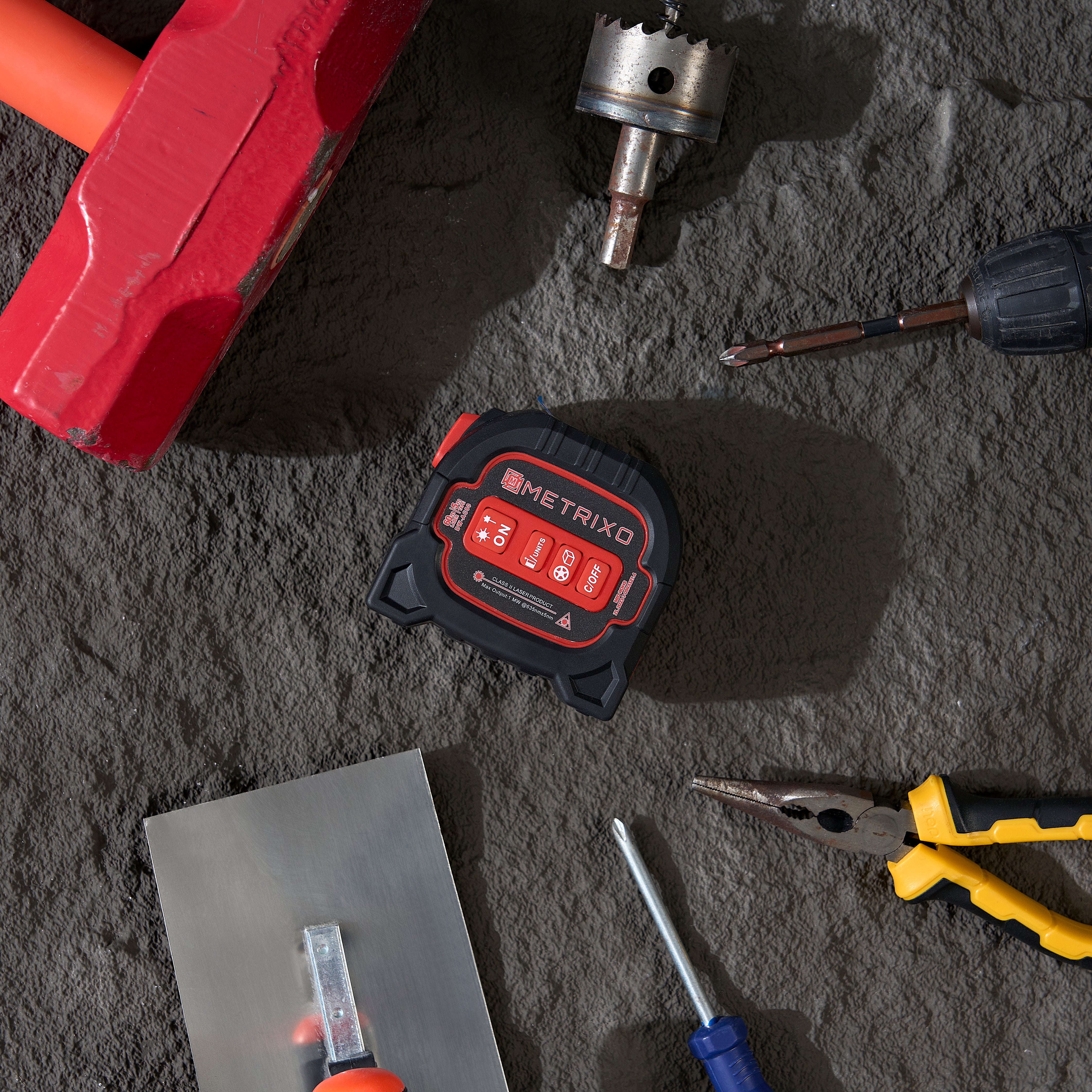 Metrixo MEZZO™ — The Next-Gen 3-in-1 Laser Tape Measure (60m Digital Precision)