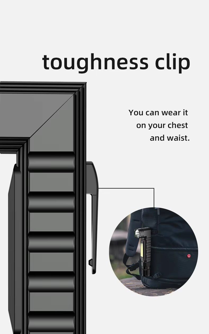 Metrixo LumeFlex90™ – Adjustable Headlight + Magnetic Worklight